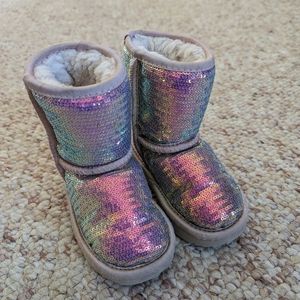 Sequin toddler UGG boots